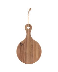 Assiette de service ronde vintage naturelle assiette à dîner en bois de manguier décor de mariage rustique et accessoire de sécurité de fête - Product Image 6