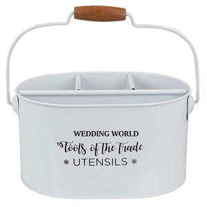 Porte-ustensiles en métal martelé Forme ronde Couverts de table design Vente à chaud Porte-ustensiles en cuivre fini - Product Image 4