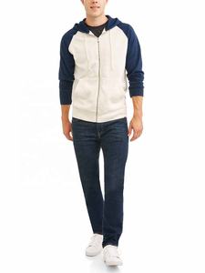 Sudaderas con capucha de lana de gran tamaño sólidas de invierno informales personalizadas para hombre con diseño de diamantes de imitación y logotipo personalizado - Product Image 2