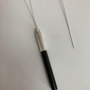 Aiguille de chargement de perles en acier inoxydable pour extensions capillaires, outil de coiffure professionnel et de pose de anneaux, conception durable - Product Image 4