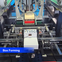 Machine de fabrication de boîtes en carton rigide de luxe entièrement automatique pour chaussures Boîte cadeau pour téléphone portable Boîte papier rigide formant la machine