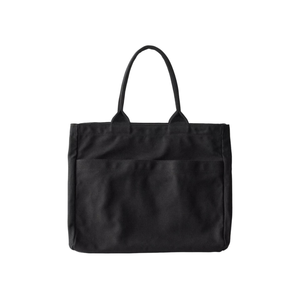 Sac en toile fourre-tout recyclé de haute qualité avec fermeture à glissière en métal quantité minimale de commande bas direct d'usine pour faire du shopping - Product Image 5