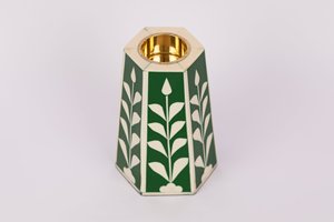 Brûleur d'encens moderne de luxe en résine de la meilleure qualité, fabriqué à la main en Inde, grossiste en incrustation d'os, parfum de gingembre Bakhoor - Product Image 2