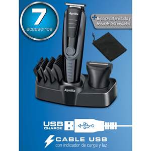 Rasoir électrique USB avec lames rotatives et grille de coupe interchangeables pour le visage et le corps, lavable, interface en allemand - Product Image 6