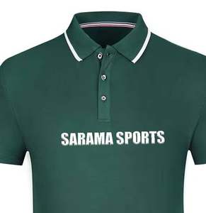 Camisa Polo Personalizable de Manga Corta para Hombre, Camisa Polo de Algodón con Patrón Sólido, Personaliza Tu Propia Marca - Product Image 4