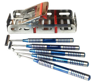 ชุดเครื่องมือผ่าตัดฝังรากฟันเทียมแบบแมนนวล 5 ชิ้น ทำจากเหล็ก พร้อมอุปกรณ์ยกกระเพาะเหงือก ชุดปลูกกระดูก ชุดแปรงนุ่ม กล่องเก็บอุปกรณ์ ได้รับการรับรองมาตรฐาน CE ISO SurgiRight - Product Image 5