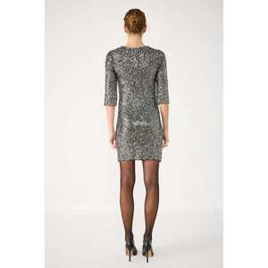 Sequin Embroidered Mini <b>Dress</b> - Product Image 6