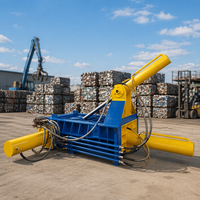 Presse à balles hydraulique robuste de 200 tonnes pour ferraille, avec déchargement latéral, pour acier, fer et aluminium usagés