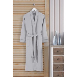 Bata de Baño Varol Dama Serie Clásica con Cuello Kimono, Suave y Transpirable de Modal, Bata de Mañana con Cintura Elástica y Estampado Animal para Dormir - Product Image 6