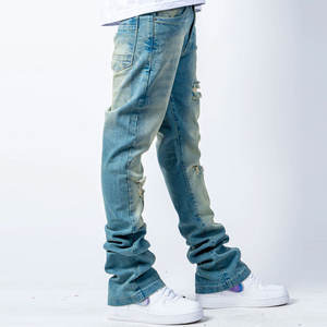 <b>High</b> <b>Waist</b> Autumn Season <b>Jeans</b> Pant Outdoor Jogging <b>Men's</b> Trouser Wholesale Loose Trend Hip Hop Pant - Product Image 4