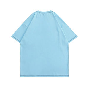 T-shirts personnalisés de haute qualité 100% impression en relief premium, personnalisation de l'impression du logo, t-shirts à col rond pour hommes avec impression en relief - Product Image 4