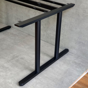 Minimalist Steel Assembly Legs for L-Shape 140x100cm <b>Corner</b> Dining Table Powder Coated HCTO009 <b>Bench</b> Legs for Chair for Hospital - Product Image 4
