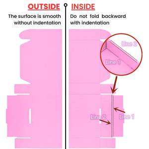 Biodegradable <b>Pink</b> Corrugated carton box | Eco-Friendly Packaging for Shipping, Storage & E-commerce - Product Image 2