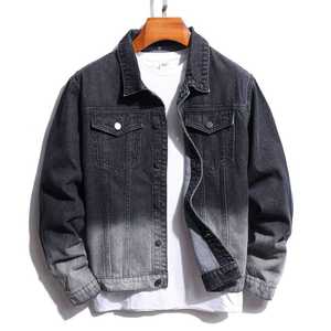 Nuevos artículos calientes Fabricación profesional Precio barato Chaquetas de mezclilla de manga larga Logotipo del OEM a granel Chaquetas de mezclilla de hombre más vendidas - Product Image 3