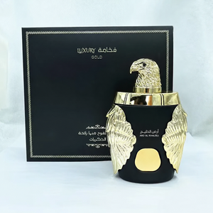 GHALA ZAYED Coffret Cadeau Luxe Orientale <span class=keywords><strong>Dubai</strong></span> Prince Aigle <span class=keywords><strong>Parfum</strong></span> Liquide Unisexe Haut de Gamme Bleu Profond Charmant - Product Image 3