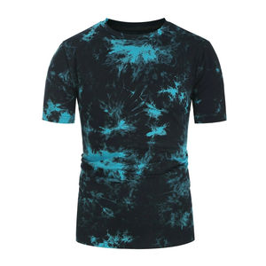 Chemise formelle à col roulé pour homme, impression numérique personnalisée, manches courtes, polyester/coton, respirante, écologique, anti-froissement, coupe classique - Product Image 2