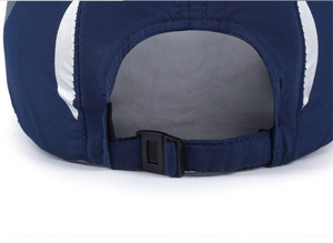 Casquette de baseball réglable à bord incurvé en coton brodé de logo personnalisé blanc vente en gros de protection solaire OEM - Product Image 5