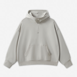 Sudaderas con Capucha Extra Grandes de Alta Calidad con Cierre de Cremallera, 100% Algodón, Felpa Gruesa, Sudaderas para Hombre, Bordado Personalizado, Impresión DTG, Bolsillos - Product Image 3