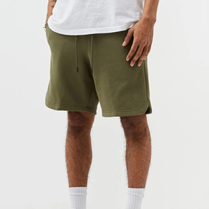 Pantalones cortos de lana para hombre de talla grande personalizados con logotipo personalizado Pantalones Cortos Largos en blanco para hombre Hechos en Pakistán - Product Image 1