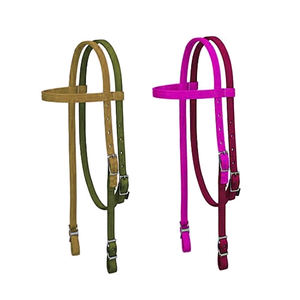 Cabecera de nailon duradera más vendida para montar a caballo Logotipo personalizado Producto ecuestre occidental con exportación de material de cuero - Product Image 1