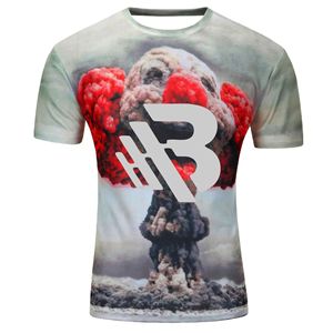 Nouveau T-shirt Homme Court Brodé Col Rond Style Chinois Streetwear Tendance Qualité Supérieure Nouvelle Conception - Product Image 1