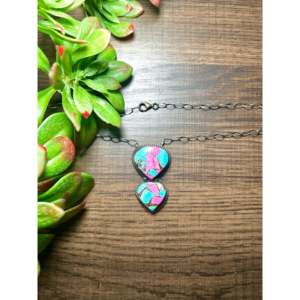 Collier en argent sterling et bonbons en coton en forme de cœur Tia Long pour les occasions spéciales - Product Image 2