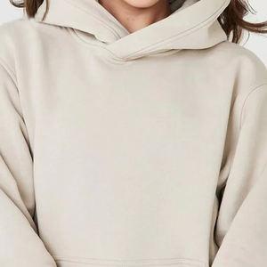 Enerup Custom Women's Cropped Hoodies Sudaderas Plain Pullover Girls Hoodies Set - Product Image 6