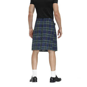 กระโปรงลายตารางสำหรับผู้ชายดีไซน์แบบคลาสสิกสำหรับผู้ชายกระโปรงลายตารางมีน้ำหนักเบา - Product Image 3