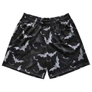 Wholesale Premium <b>Polyester</b> Printed Rugby Footy <b>Shorts</b> for Men Adults Plus Size Breathable Quick Dry Summer Customized - Product Image 6