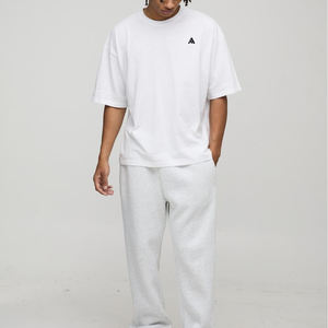 <b>Men's</b> 100% Cotton <b>White</b> Regular Fit Round Neck <b>Short</b> <b>Sleeve</b> Breathable Casual Streetwear T-<b>Shirt</b> 200g - Product Image 3