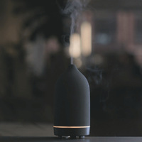 Diffuseur d'huiles essentielles en céramique ultrasonique de 160 ml, vente chaude aux États-Unis pour les hôtels, garantie 1 an pour l'aromathérapie