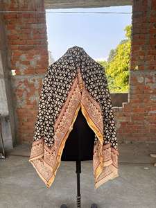 Bagru Dabu Printed Hand Made Block Printed 100% Organic Cotton Sarongs For Women Beach <b>Wrap</b> Pareos Sarongs Scarfs Wholesale Rate - Product Image 6