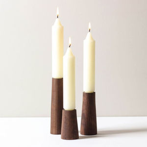 Candle Stand Made Of <b>Wood</b> Candlestick Wedding Parties Table Decoration Candle Holder Luxury Design <b>Desktop</b> Wooden Candle Holder - Product Image 3