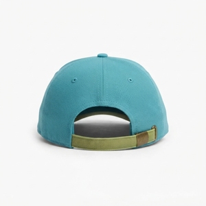 Embroidered Snapback Cap Turquoise <b>Green</b> 6-Panel Adjustable Unisex Casual <b>Hat</b> Custom Logo Wholesale OEM Factory Flat Brim Bulk - Product Image 3