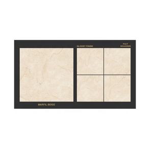 2022 fabricación profesional nuevo Nilange Beige marrón vena dorada porcelana cerámica suelo mármol azulejo moderno hogar ladrillo refractario - Product Image 2