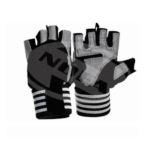 Guantes de gimnasio de diseño superior Guantes de fitness para culturismo Guantes de entrenamiento de medio Dedo de alta calidad Guantes de gimnasio personalizados a mano - Product Image 1