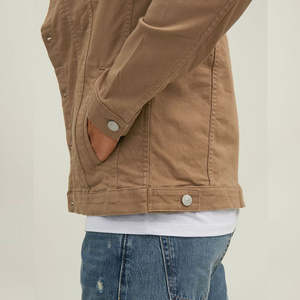 Chaqueta vaquera personalizada para hombre, Chaquetas vaqueras universitarias para hombre, una chaqueta de colocación informal para hombre - Product Image 6