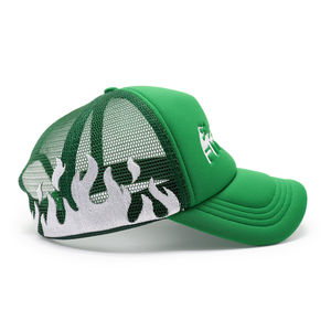 Gorras de camionero de malla de espuma Diseña tu propio logotipo bordado Sombreros de llama personalizados - Product Image 3