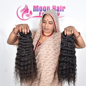 Cheveux Moon : Offre de Gros – Extensions de Cheveux Humains Indiens Bouclés, Texture Naturellement Douce et Soyeuse, Disponibles à la Vente à l'Exportation à Prix Abordable - Product Image 5
