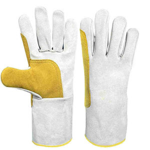 Gants de soudage en cuir imperméables, résistants à la chaleur, antidérapants, durables, sans silicone, personnalisables, design haut de gamme - Product Image 1