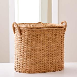 Cesta de regalo de ratán natural de excelente calidad, contenedor tejido a precio económico, cestas de almacenamiento. - Product Image 2