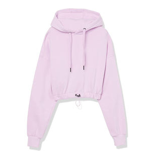 Sudadera con Capucha de Manga Larga 100% Algodón Transpirable para Mujer, Sudadera Personalizada con Capucha y Logotipo Frontal Ecológico de Alta Calidad con MOQ Bajo - Product Image 5