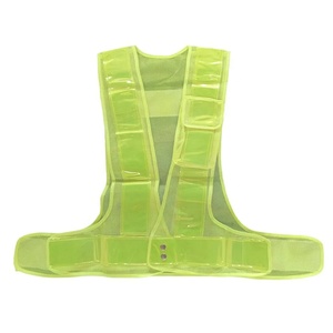 Chaleco de Seguridad Reflectante de Alta Visibilidad con Logotipo Personalizado, 100% Poliéster, para Trabajo de Construcción - Product Image 3