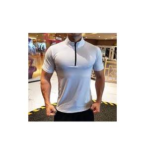 Pull en polaire imprimé à col zippé pour homme, vêtement à demi-fermeture éclair, vente en gros, collection 1/4 - Product Image 1