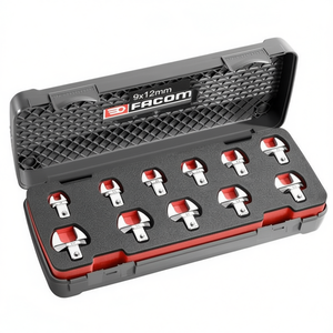 Jeu de clés à fourche métriques Facom 9x12mm (11 pièces) Clé à molette pour usage domestique ou professionnel - Product Image 2