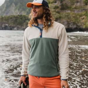 Pull en polaire élégant à fermeture éclair pour hommes léger et respirant idéal pour toutes les saisons - Product Image 1