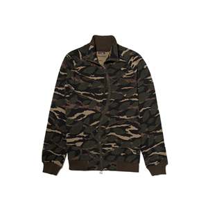 Maharishi Men's Chacruna Reversible Track <b>Jacket</b> Water-Proof Breathable Standing Collar Hood Zippered Closure Letter Long - Product Image 1