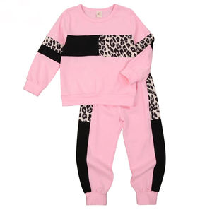 Chándales de lana para niños nuevos de alta calidad al por mayor, conjuntos de ropa para niños, chándales cálidos de lana de invierno para niños, conjunto de 2 piezas - Product Image 2