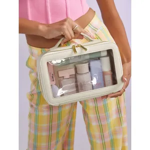 Boutique Custom Merchandising Clear Window <b>Makeup</b> Organizer Beauty Case - Product Image 1