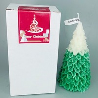 TOOWIN Extra Hohe Weihnachtsbaumkerzen, Weihnachtsdekoration, Tannenbäume, Heiligabendgeschenke, Duftende Weihnachtskerzen